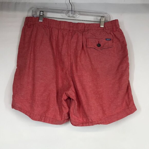 CHUBBIES -MEN'S XXL - RED BUTTON ELASTIC WAIST COTTON BLEND SHORTS - Picture 4 of 9